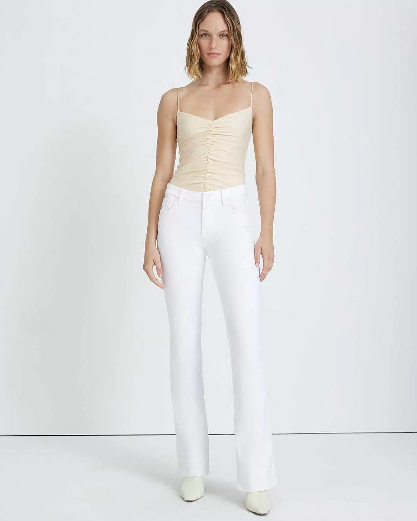 7 For All Mankind Jeans | Kimmie Bootcut In Bianco Pulito