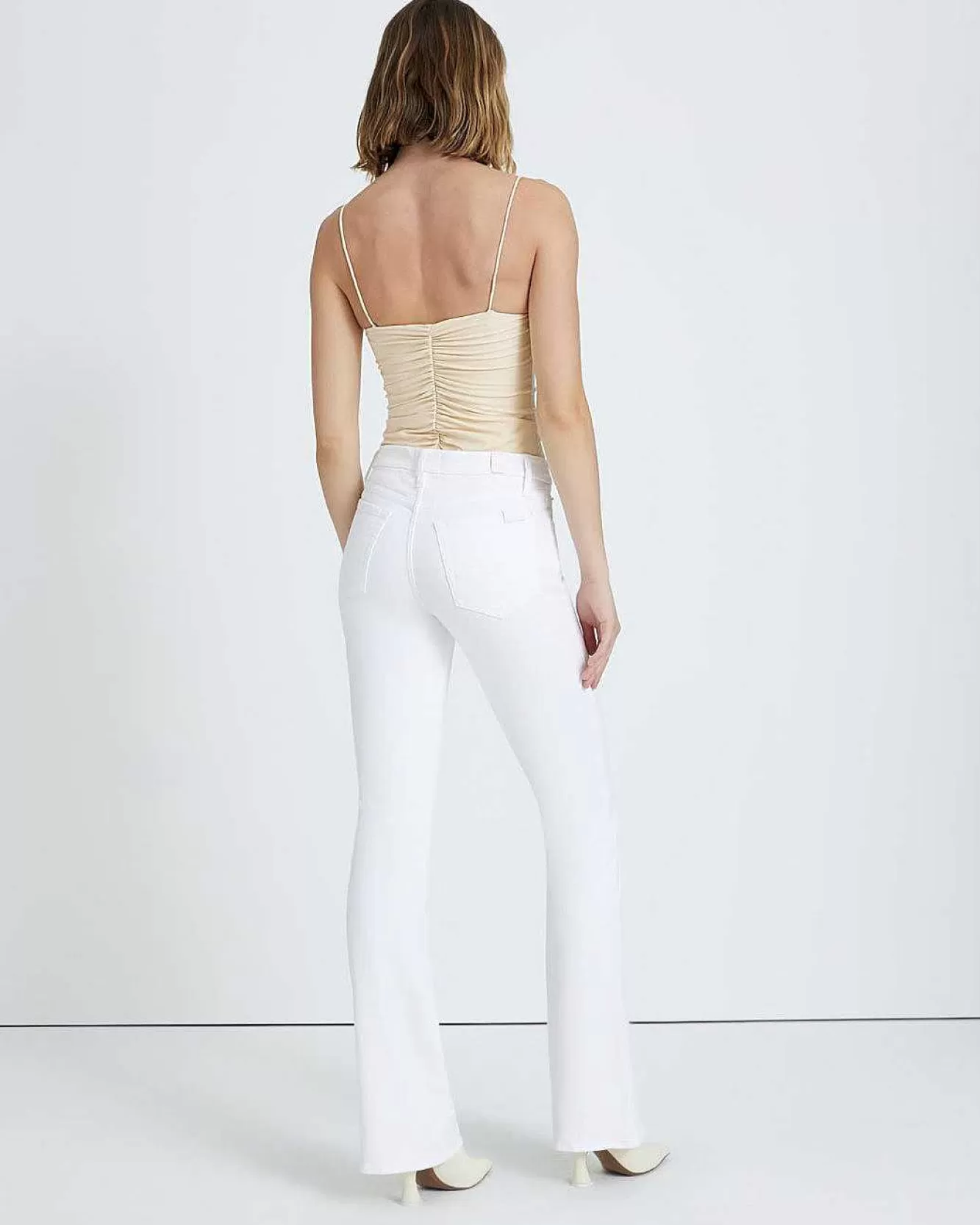 7 For All Mankind Jeans | Kimmie Bootcut In Bianco Pulito